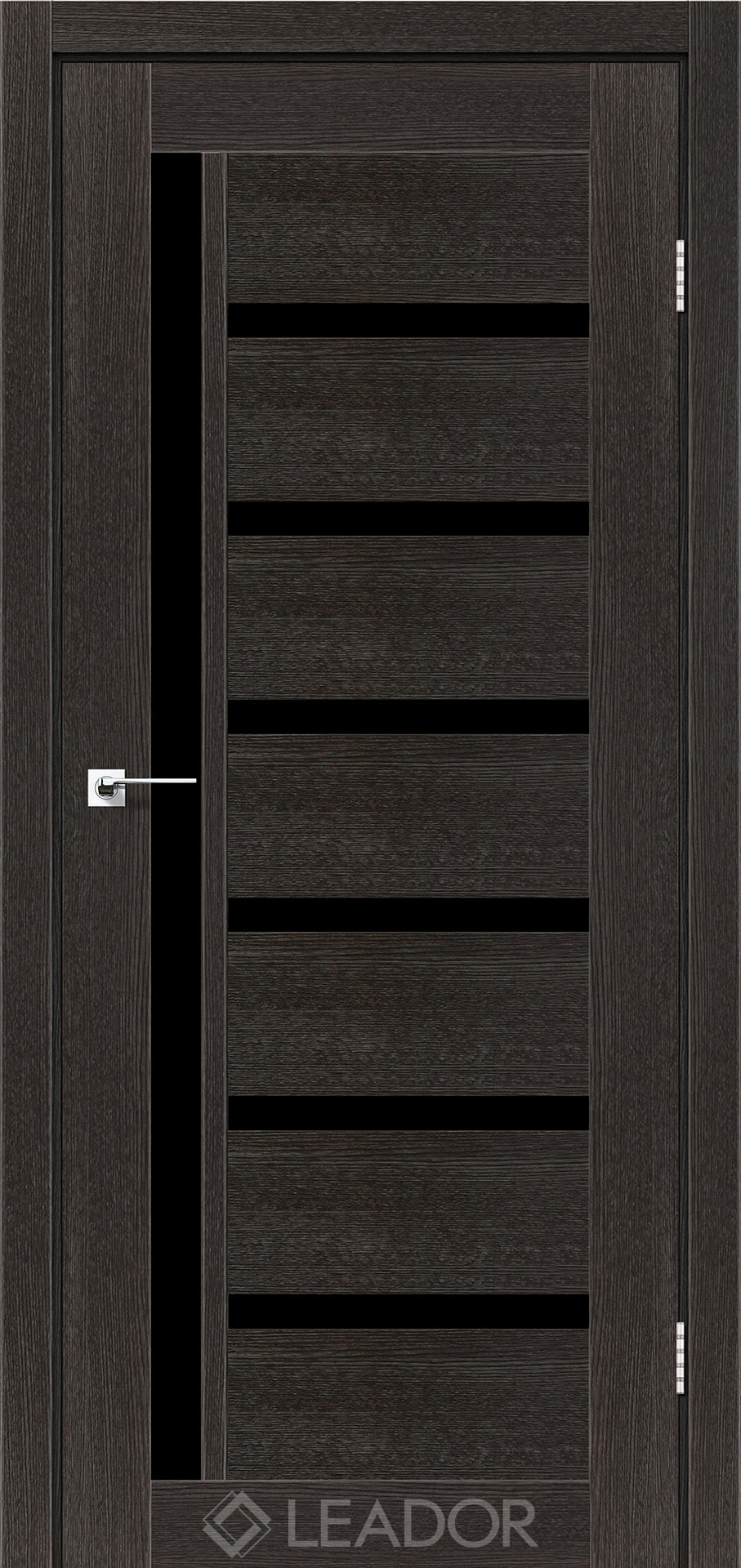 AMARONI_OAK SAXONY_BLK Міжкімнатні двері Leador
