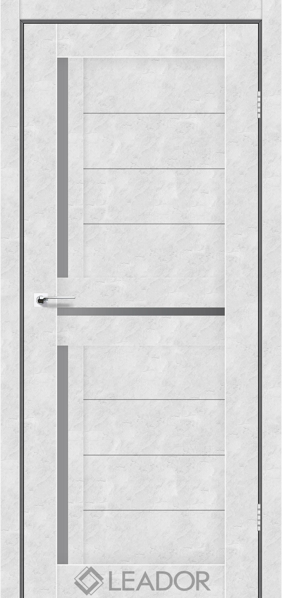 LAZIO_WHITE BETON_GREY GRAPHITE Межкімнатні двері Leador