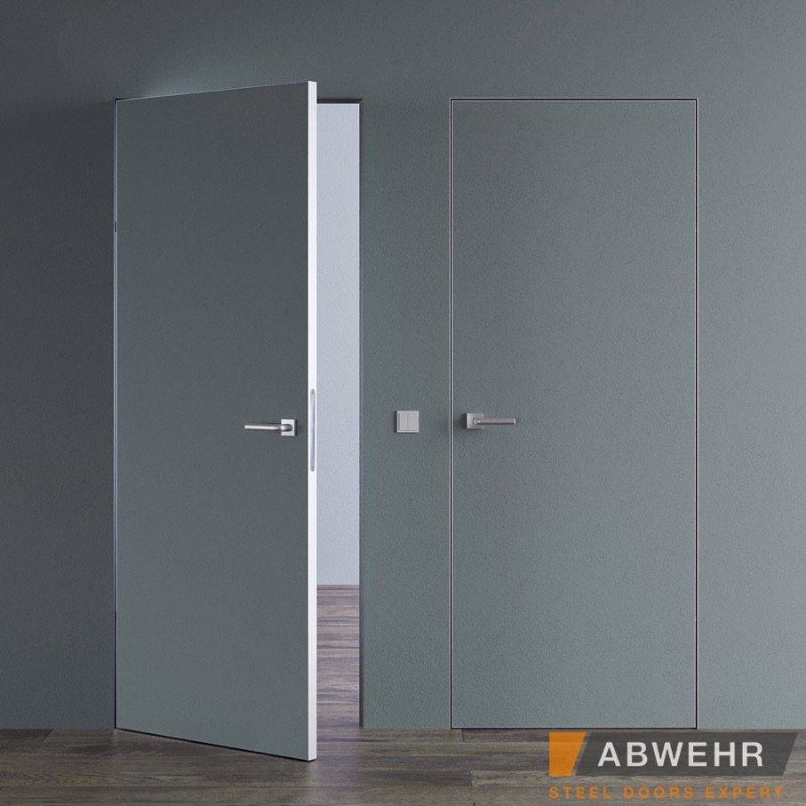 Smart Invisible з білим ПВХ торцем Міжкімнатні двері