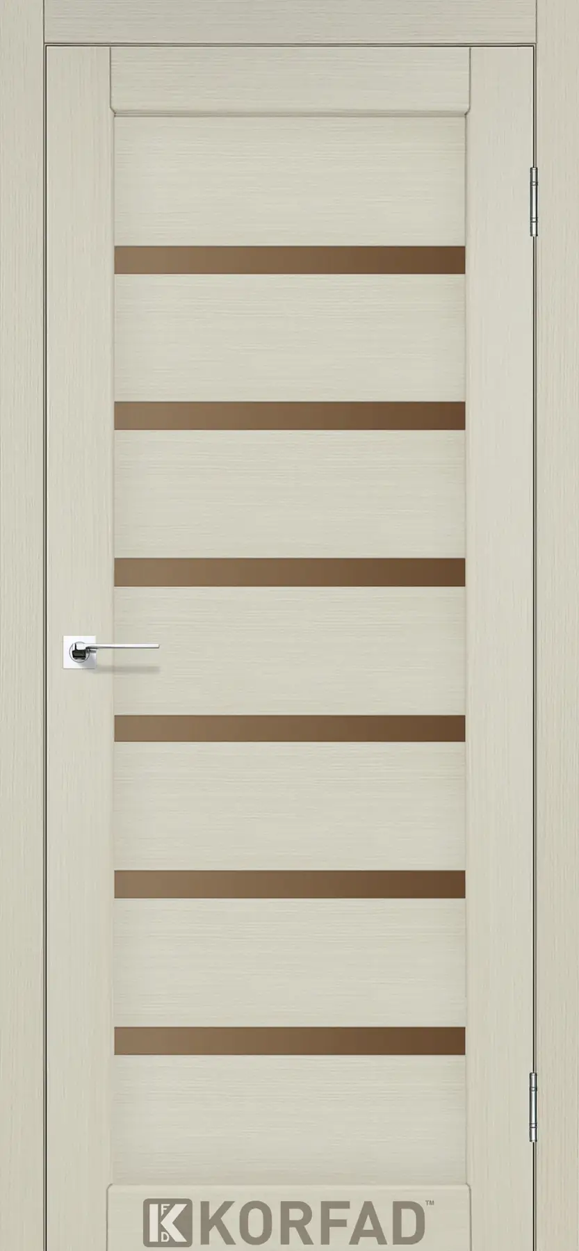 PORTO DELUXE PD-01 білений дуб скло бронза